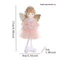 Christmas angel girl pendant made from cloth fabric for high ponytail hairstyles