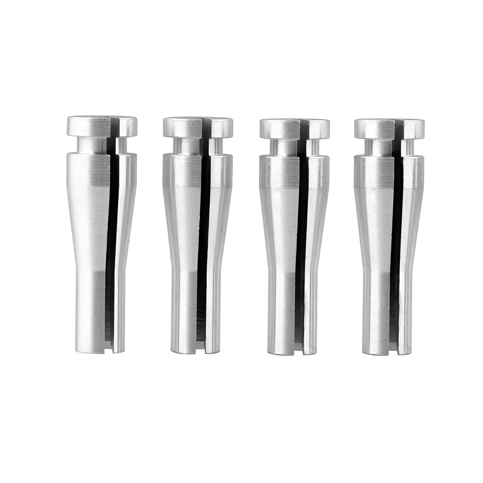 Silver aluminium car lock cable repair kit for Ford F150 F250 F350 rear cab latch with 4 components