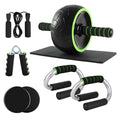 Black abdominal fitness machine, model YF-0001, 1.6 kg, for home office and outdoor core training