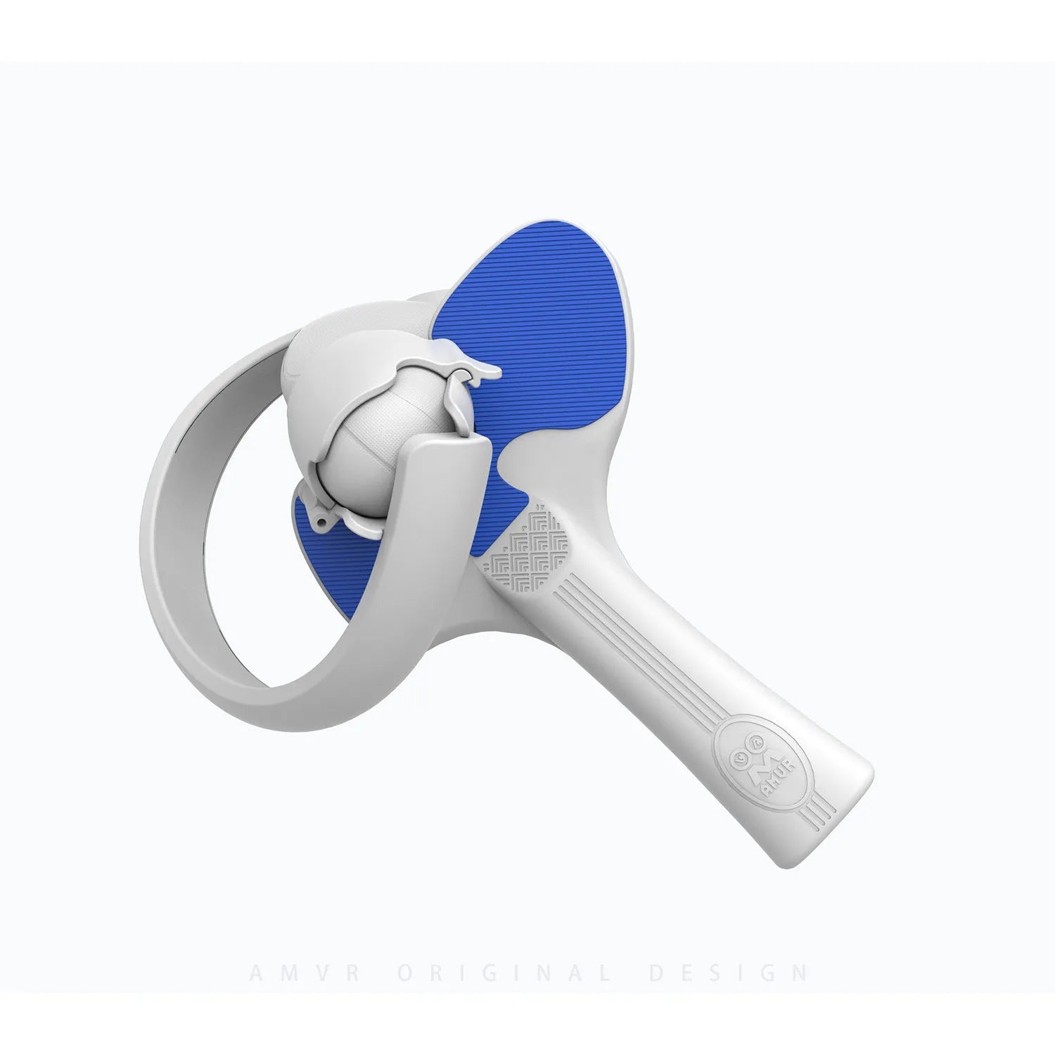 Red and blue PICO 4 VR controller table tennis racket hand grip attachments