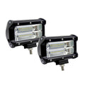 5-inch all-black LED work lamp for off-road vehicles with die-cast aluminium housing.