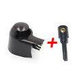 Black plastic rear wiper cover nozzle set for Volkswagen Tiguan and Golf models