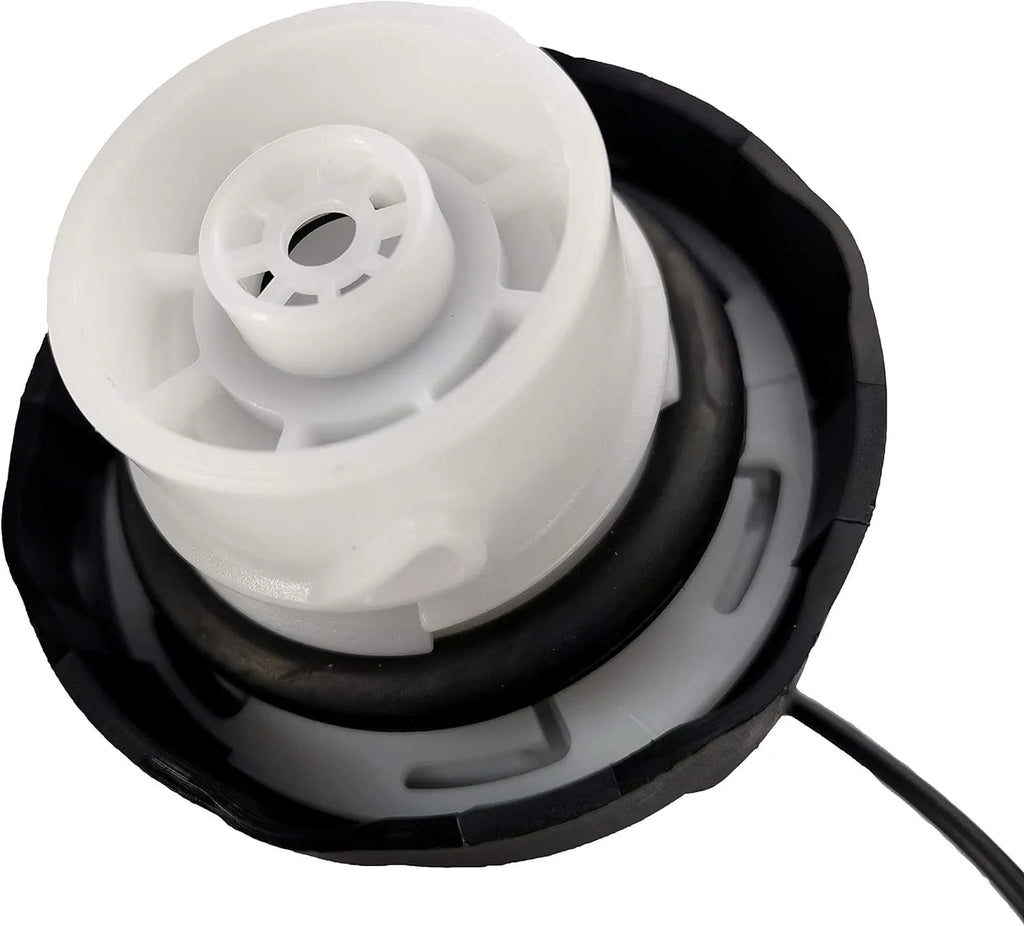 Black ABS fuel tank cap for Dodge Jeep JK, 7.5 by 7 by 7 centimetres, replacement part