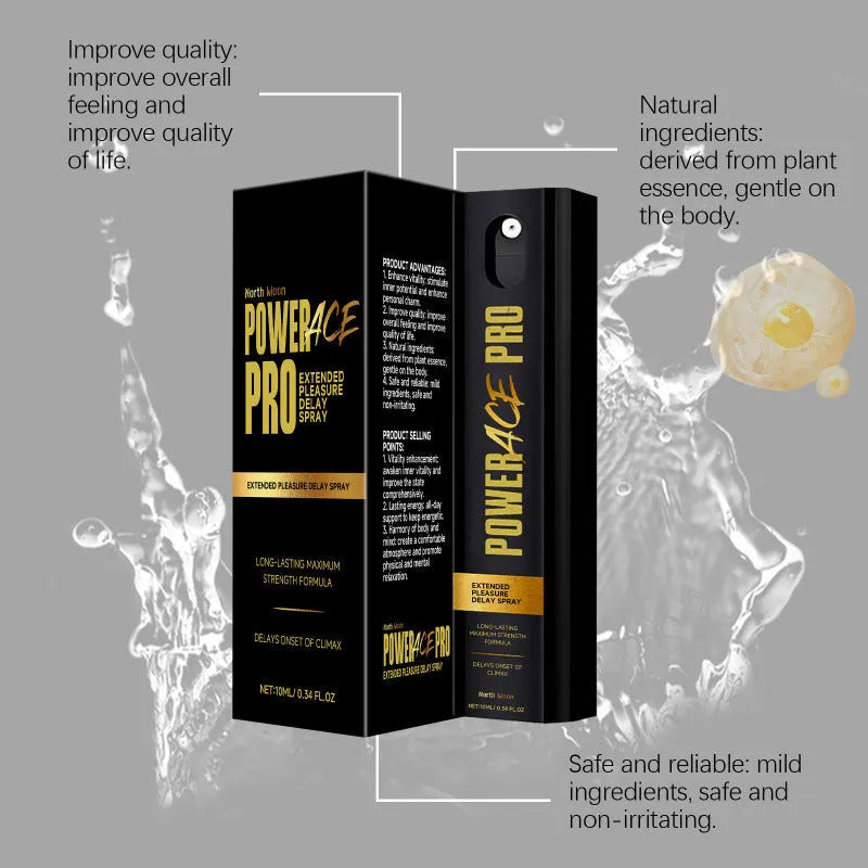 Compact 10ML men's body moisturising spray bottle with botanical extract formula