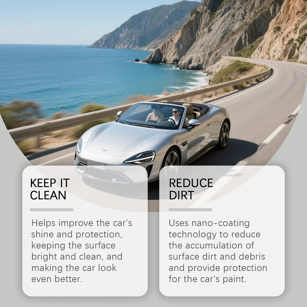 120ml aerosol can of ceramic coating protective spray for anti-fading and gloss maintenance.
