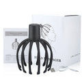 Multi-claw electric head massage tingler with TPE material in black rechargeable option showing compact design