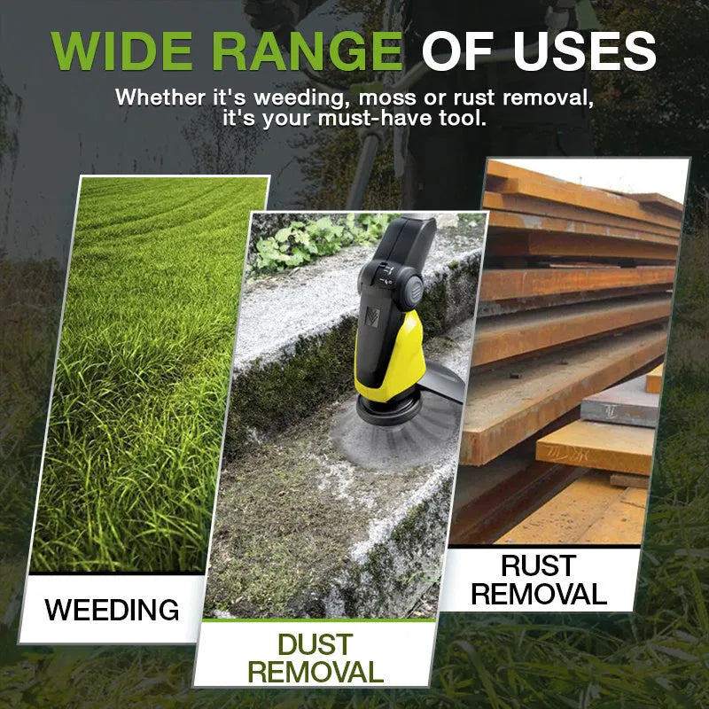 Small lithium electric wire mower stainless steel general accessories for weeding and rust removal with anti-falling wire