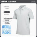 Men's solid colour short sleeve polo shirt with a slit detail, shown in classic black.