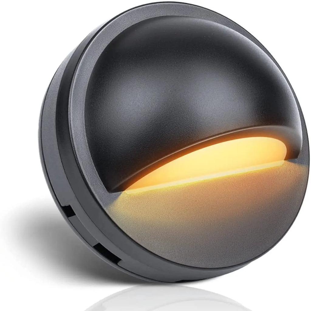 Low voltage outdoor step light with IP67 rating, measuring 96mm by 55mm, for garden and path illumination.