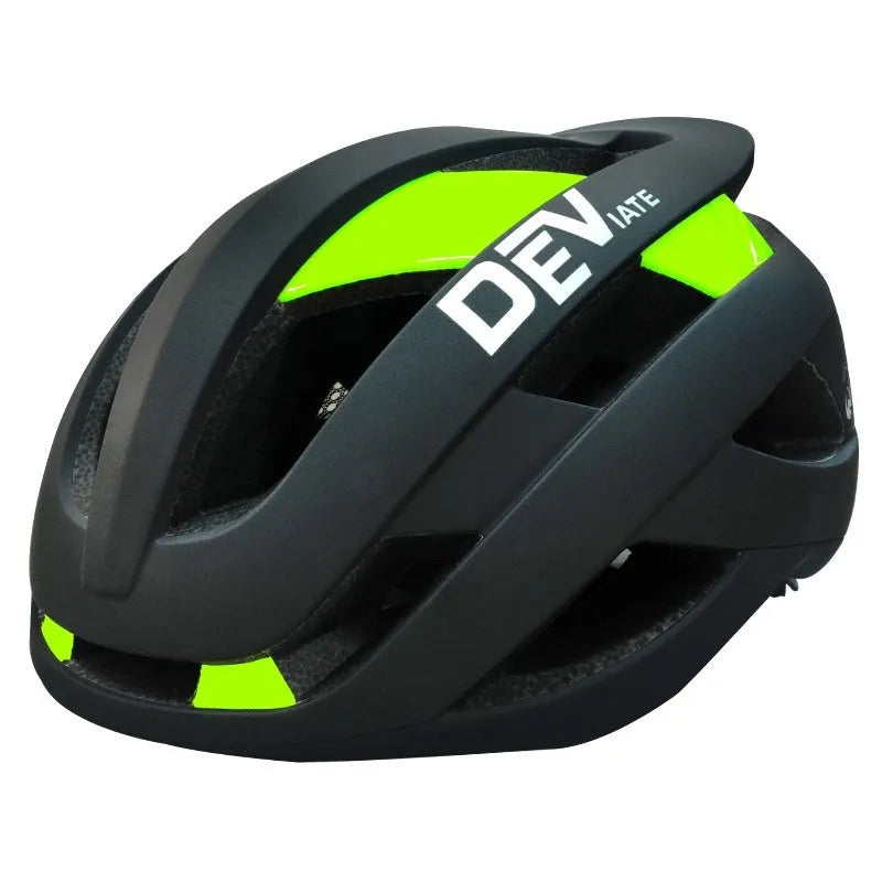Adult unisex mountain bike helmet with integrated fly net in matte black with coloured artistic graphics