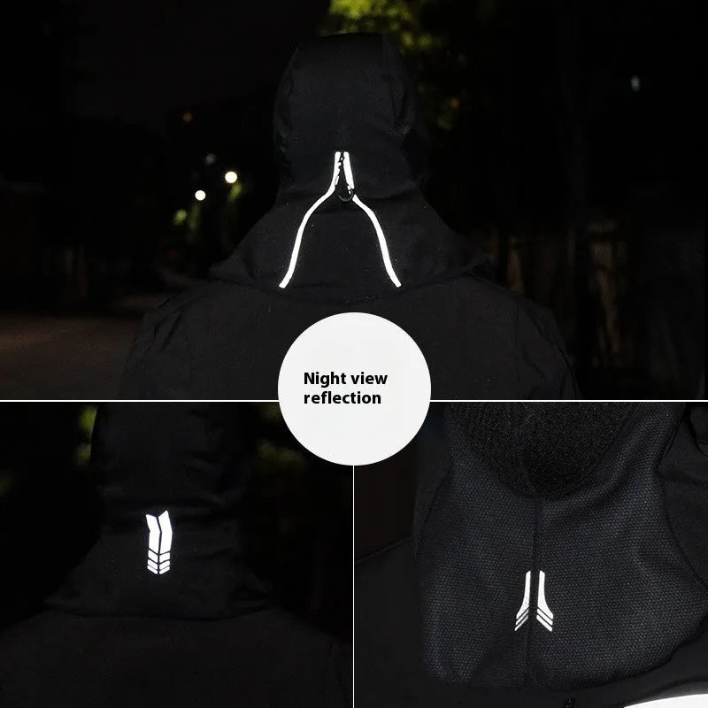 Wind-proof thermal face mask for outdoor sports riding in Gale Gray colour