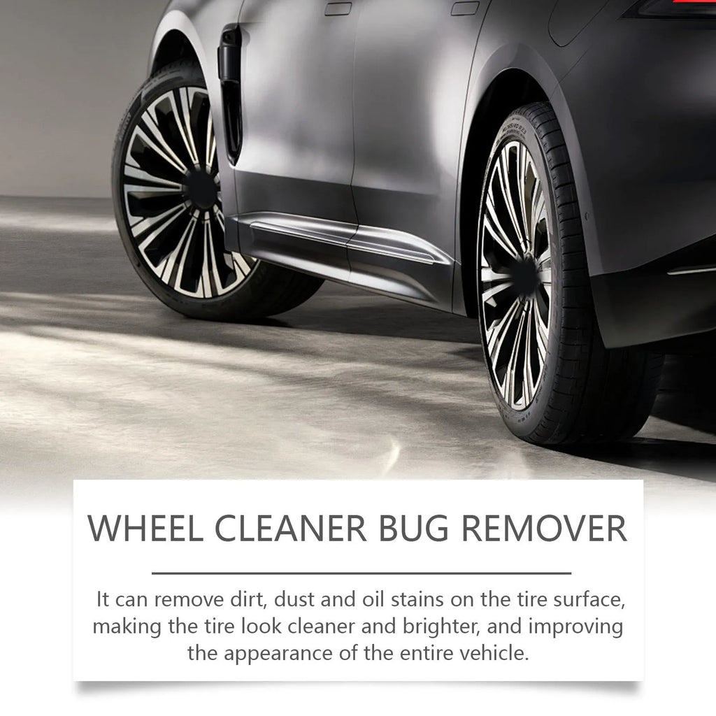 120ml car wheel cleaner bottle with surfactant formula for brake dust removal