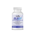 Bottle of sleep support capsules with L-theanine and melatonin, 60 capsules.