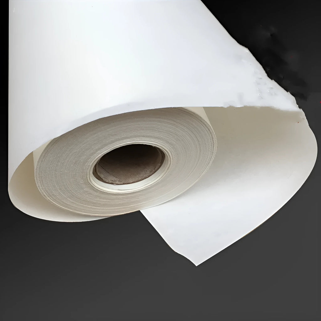 Long roll of microjet printable coated rice paper for ancient painting reproduction, half-cooked xuan, 65g-100g, 50m length