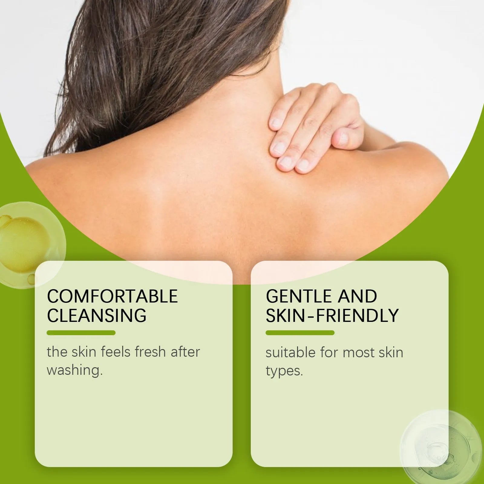 Tea tree oil skin relief soap 100g bar with natural ingredients in simple packaging