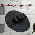Round cake finger style bath towel in rubber material for women