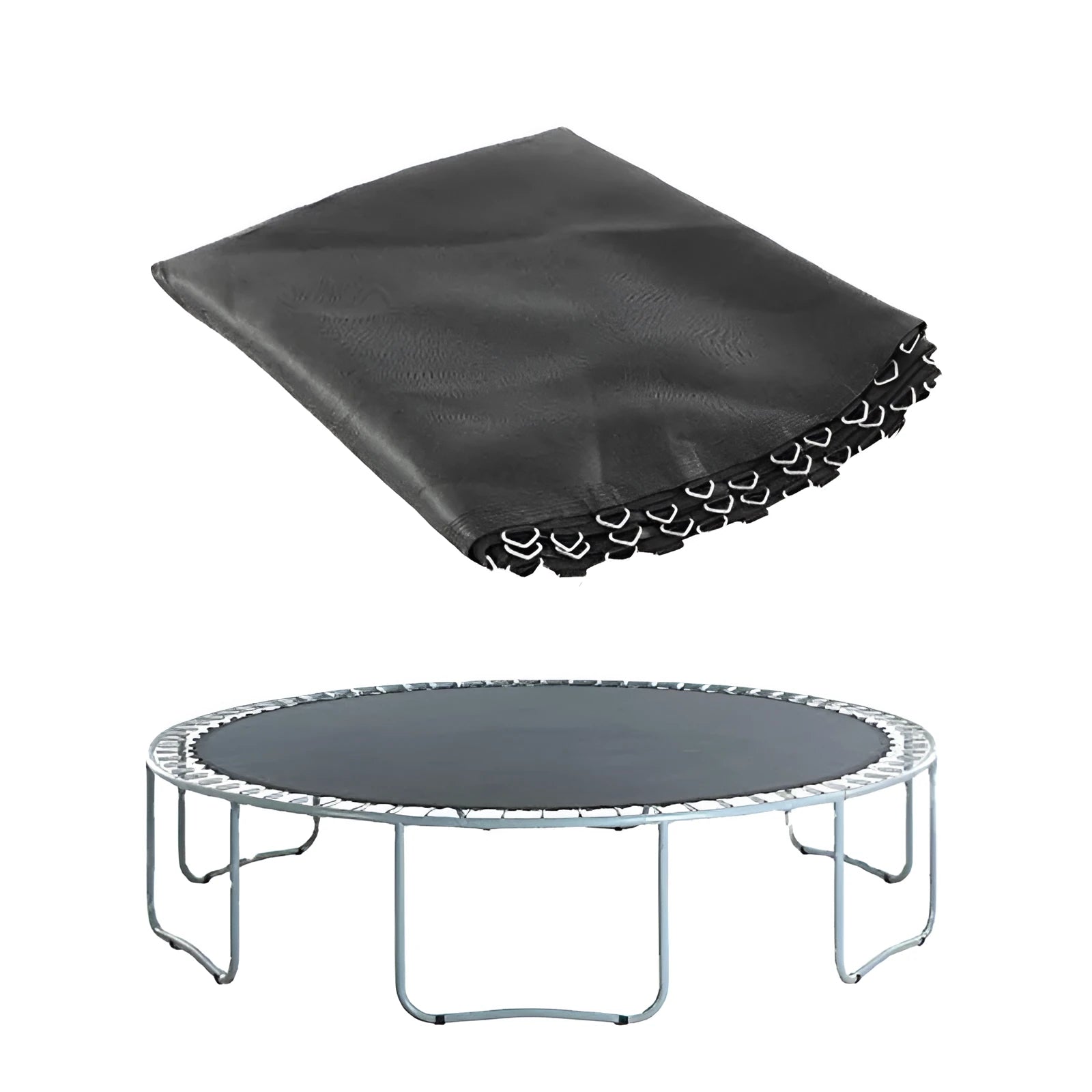 Round elastic bungee fabric for trampoline replacement in various sizes from 6FT to 16FT diameter