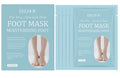 Exfoliating and moisturising foot mask 5 pairs with snail mucin and shea butter