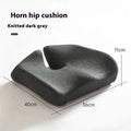 Memory foam office chair cushion showing 36x40x11cm dimensions with solid colour design