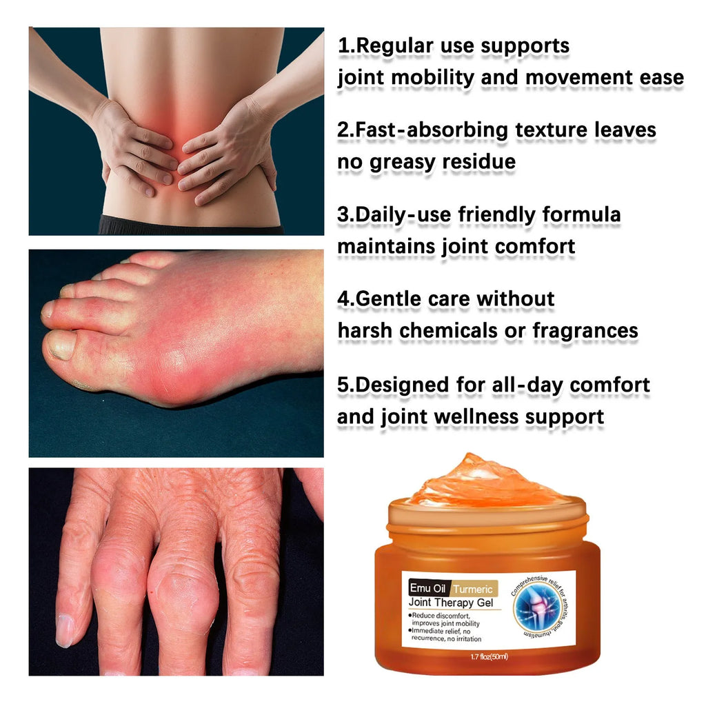 Turmeric Joint Neck Cream 50ml tube for pain relief and moisturising, suitable for women and men
