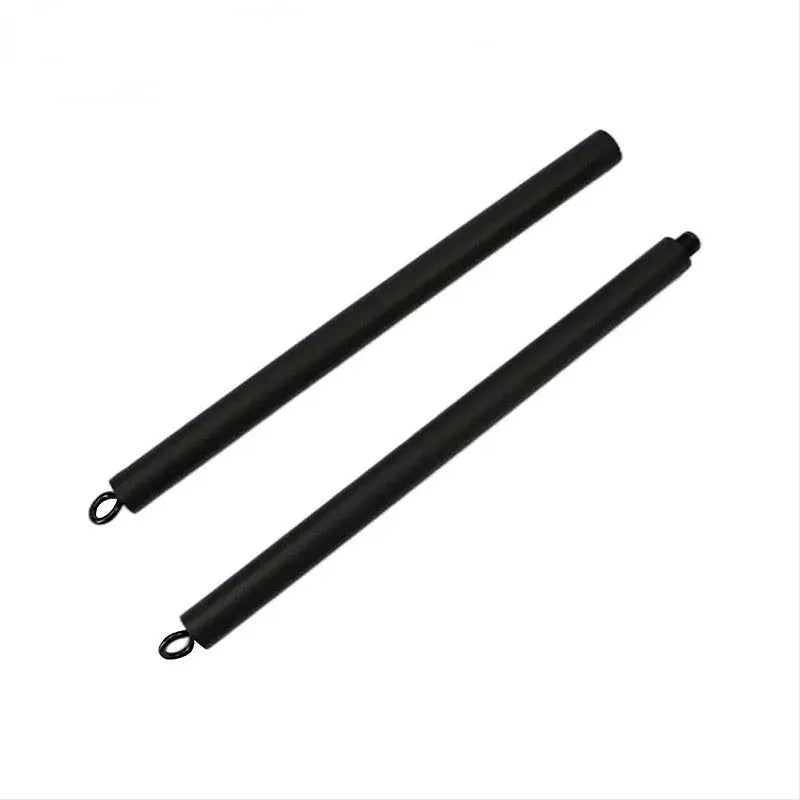 Two-segments push-and-pull fitness stick with rope for yoga and Pilates home workouts