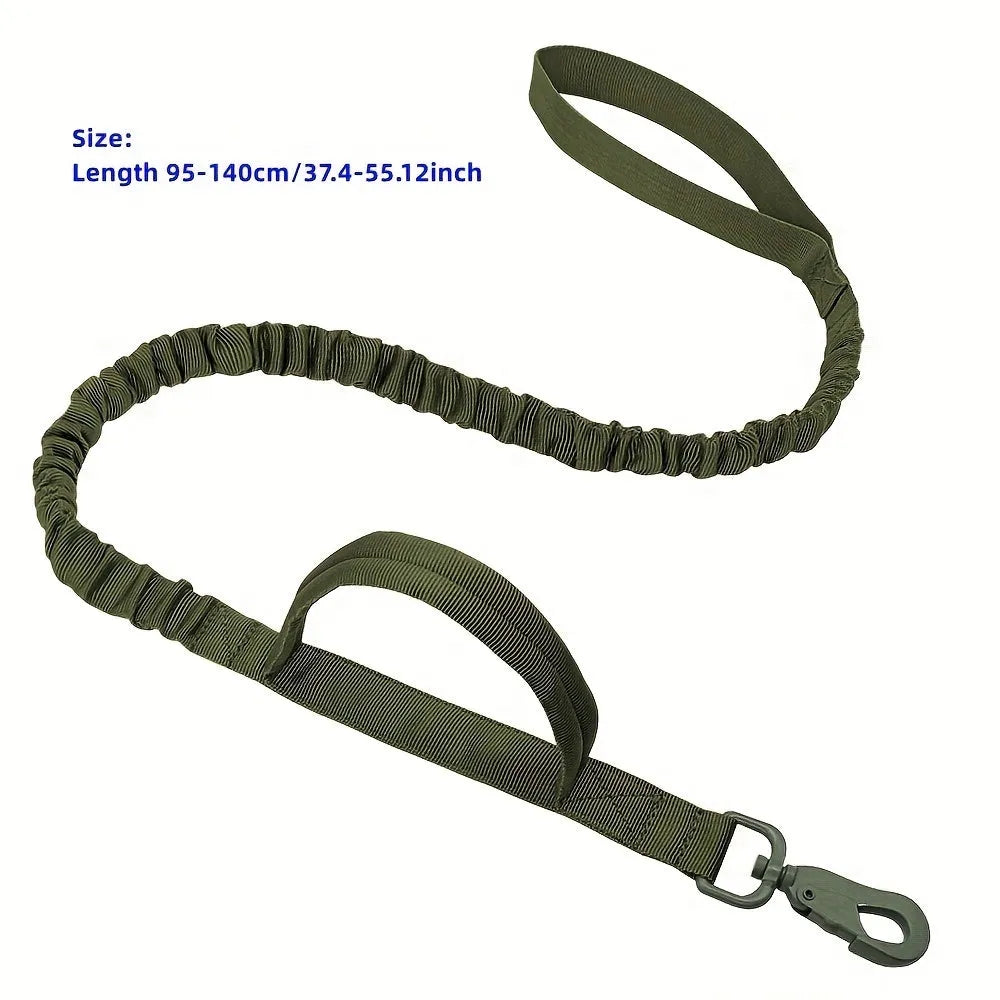 Retractable dog leash for large breeds with anti-burst safety technology