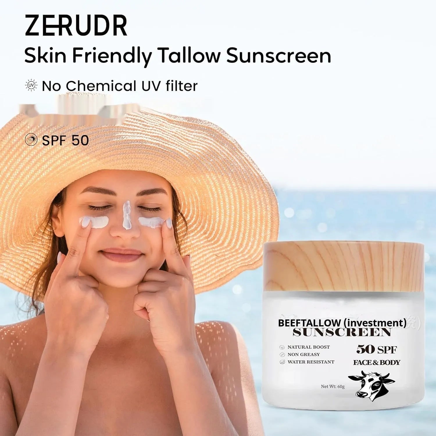 60g tube of waterproof, non-greasy protective cream for hands