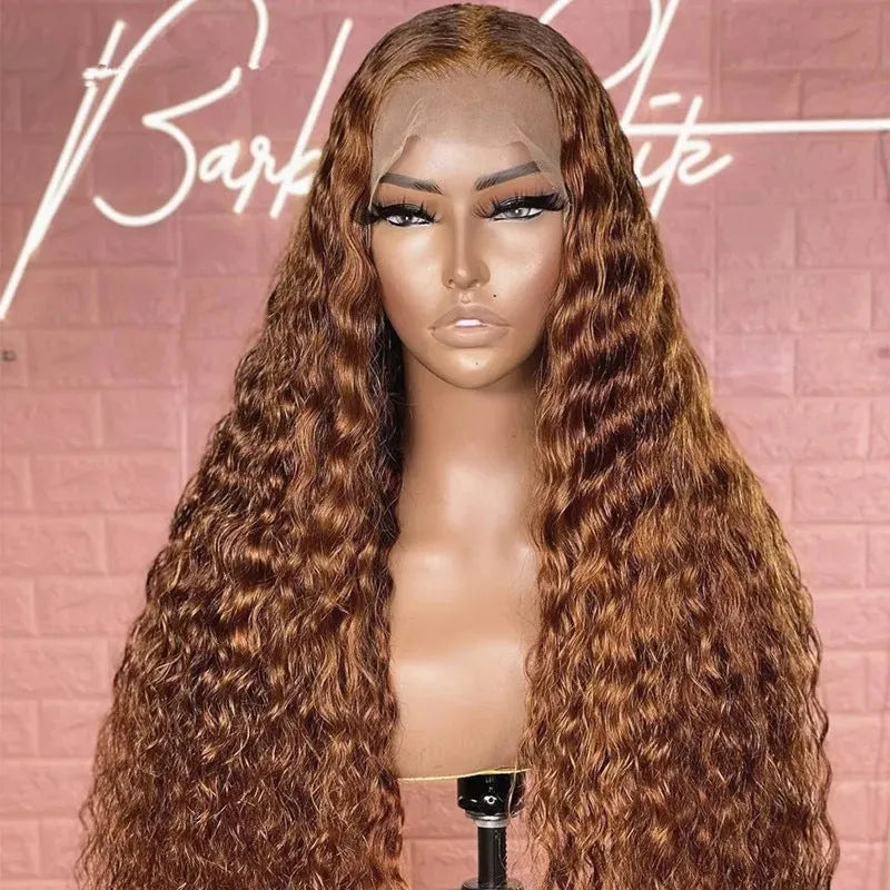 13x6 front lace wig medium long curly hair side bangs high temperature fibre multiple colours and lengths