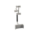 Black car windscreen phone holder with 360-degree rotating head on a suction cup mount.