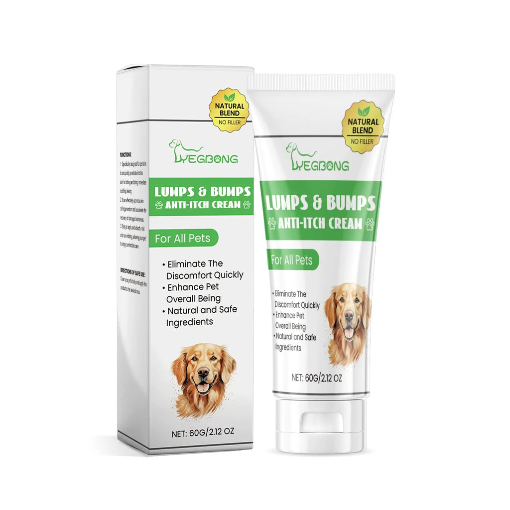 60g tube of pet antipruritic cream for cats with tea tree oil and aloe vera.