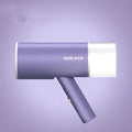 Portable handheld garment steamer in grey lotus root purple colour with foldable design and water reservoir