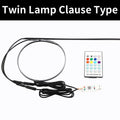 110cm car central control ambience light with aluminium alloy construction and remote control