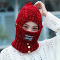 Wool fleece Lei Feng dome hat with no brim, available in navy blue, pink, black, red, grey, 56-60cm