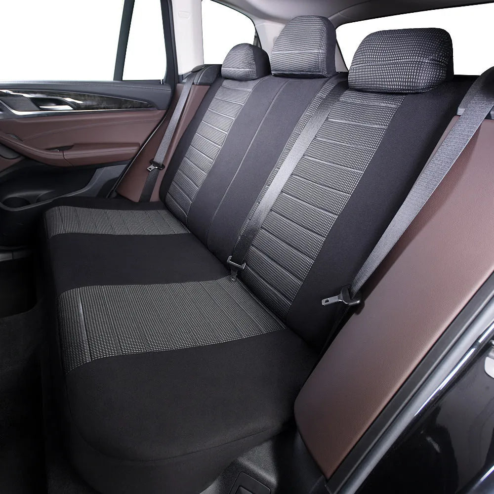 Four Seasons general motors seat cover cushion in jacquard fabric, gray two colour, for most vehicles