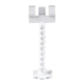 Pet photography tool clip for phone holding a treat to attract cat or dog attention, black plastic