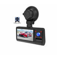 Black G50 driving recorder with 3-inch touchscreen display for front windshield mounting