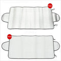 Silver PE foam car snow shield for windscreen winter anti-frost protection, 150x70cm