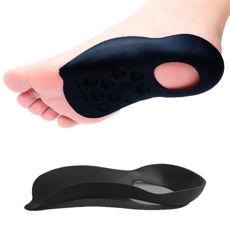 TPR arch support insoles for men in white, black, and skin colour options for shoe sizes 35-45