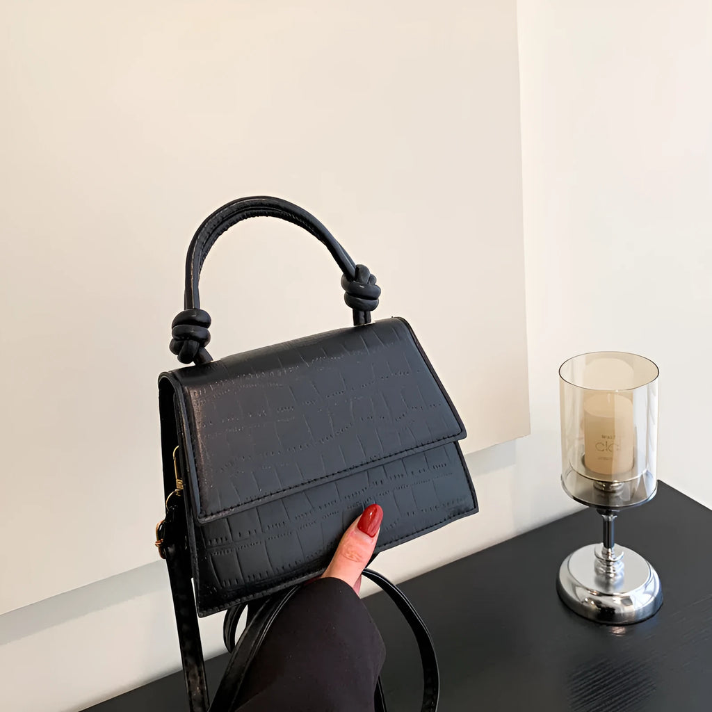 PU commuter underarm bag for women, horizontal rectangle, single strap, soft body, available in nine colours.