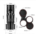 Black adjustable car cup holder with retractable base on a grey background.