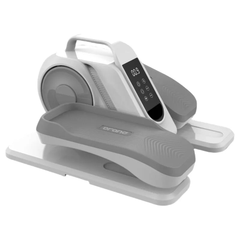 Black household electric oval mute stepper compact walking rehabilitation machine 43x39x25cm