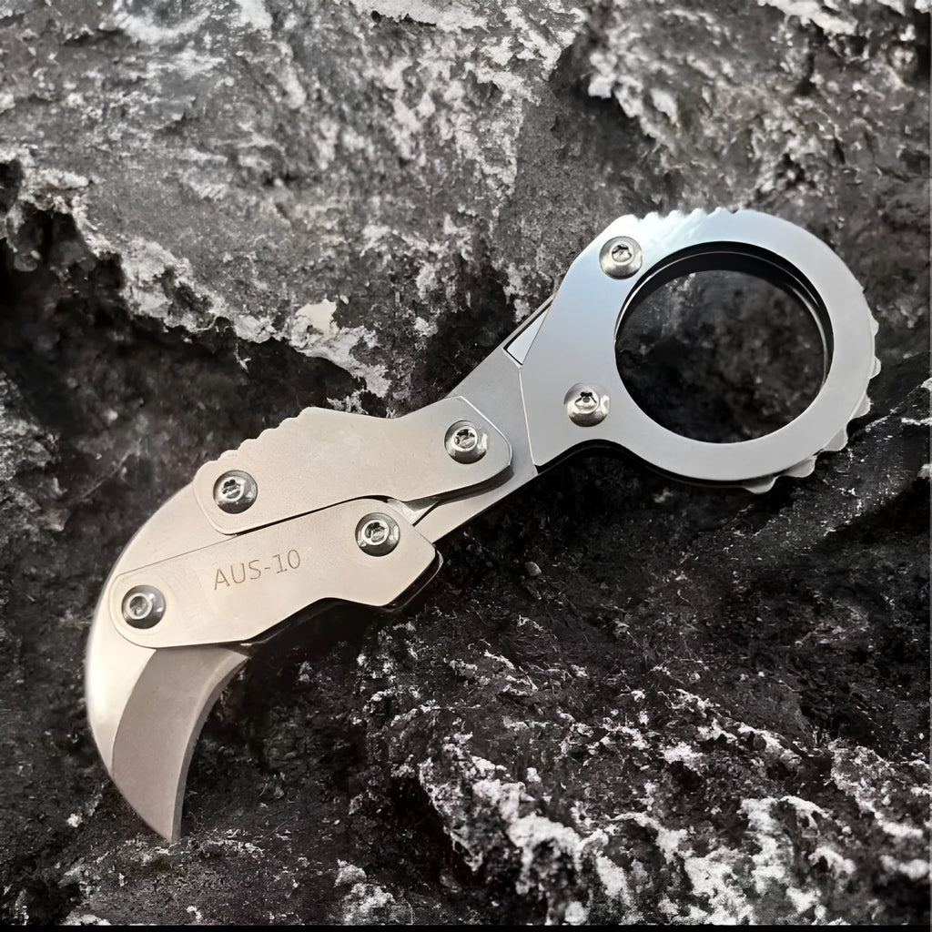 Stainless steel 420J2 folding knife with 2.6cm blade and 12mm full length, single-pack outdoor pocket knife