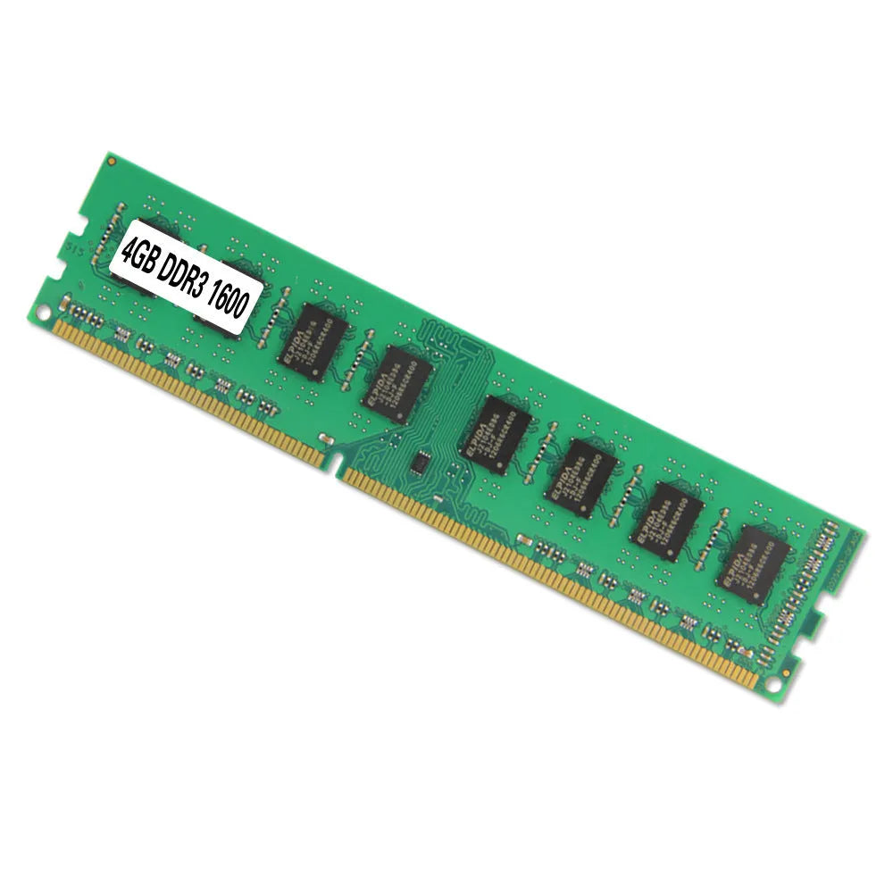 4GB DDR3 1600 desktop memory module for AMD-compatible computer systems