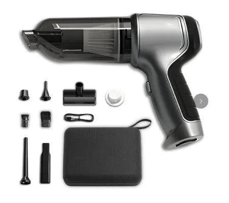 Wireless handheld car vacuum cleaner ABS body with rechargeable lithium battery and USB charging cable