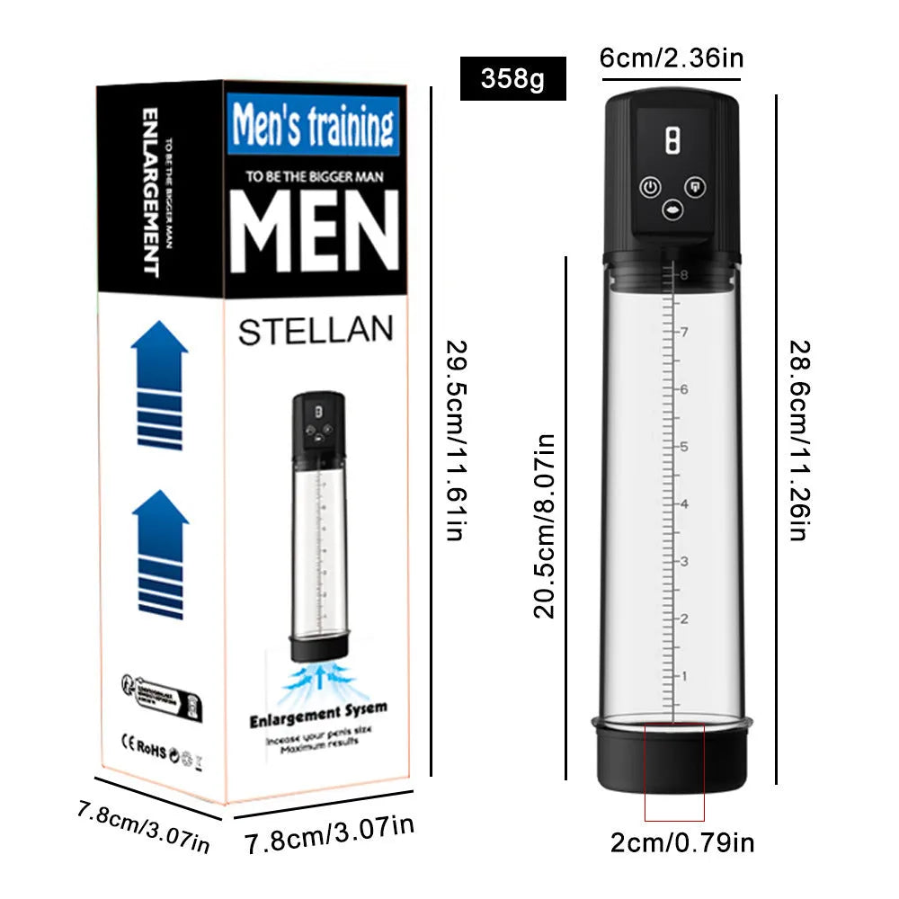 Diqiao electric penis training pump unit for male enhancement exercises.