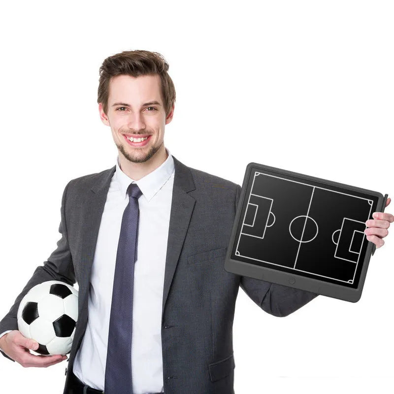 Wicue 15 inch football tactics board with LCD writing surface and ABS frame