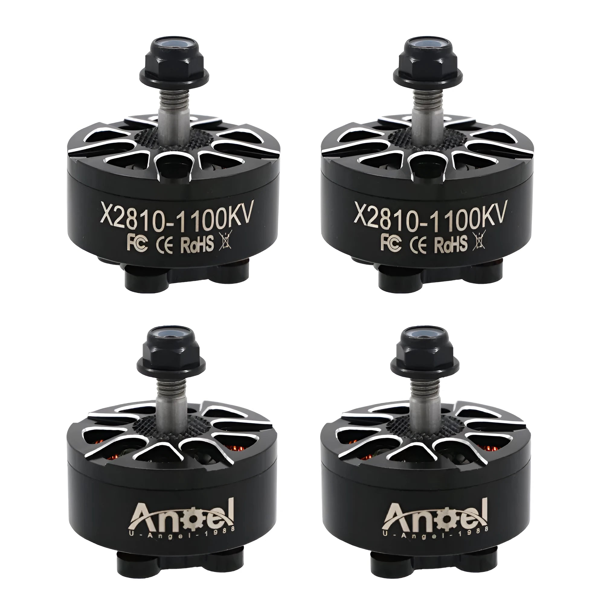 Multi-axis flight model motor with metal construction and three KV specification options