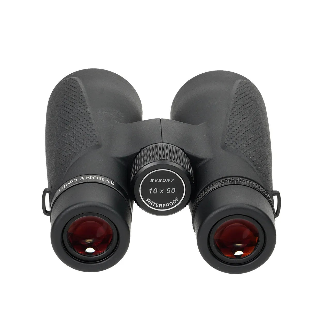 Creative simple portable plastic civilian binoculars SV202 10x50 black with ED lens and BaK-4 prism