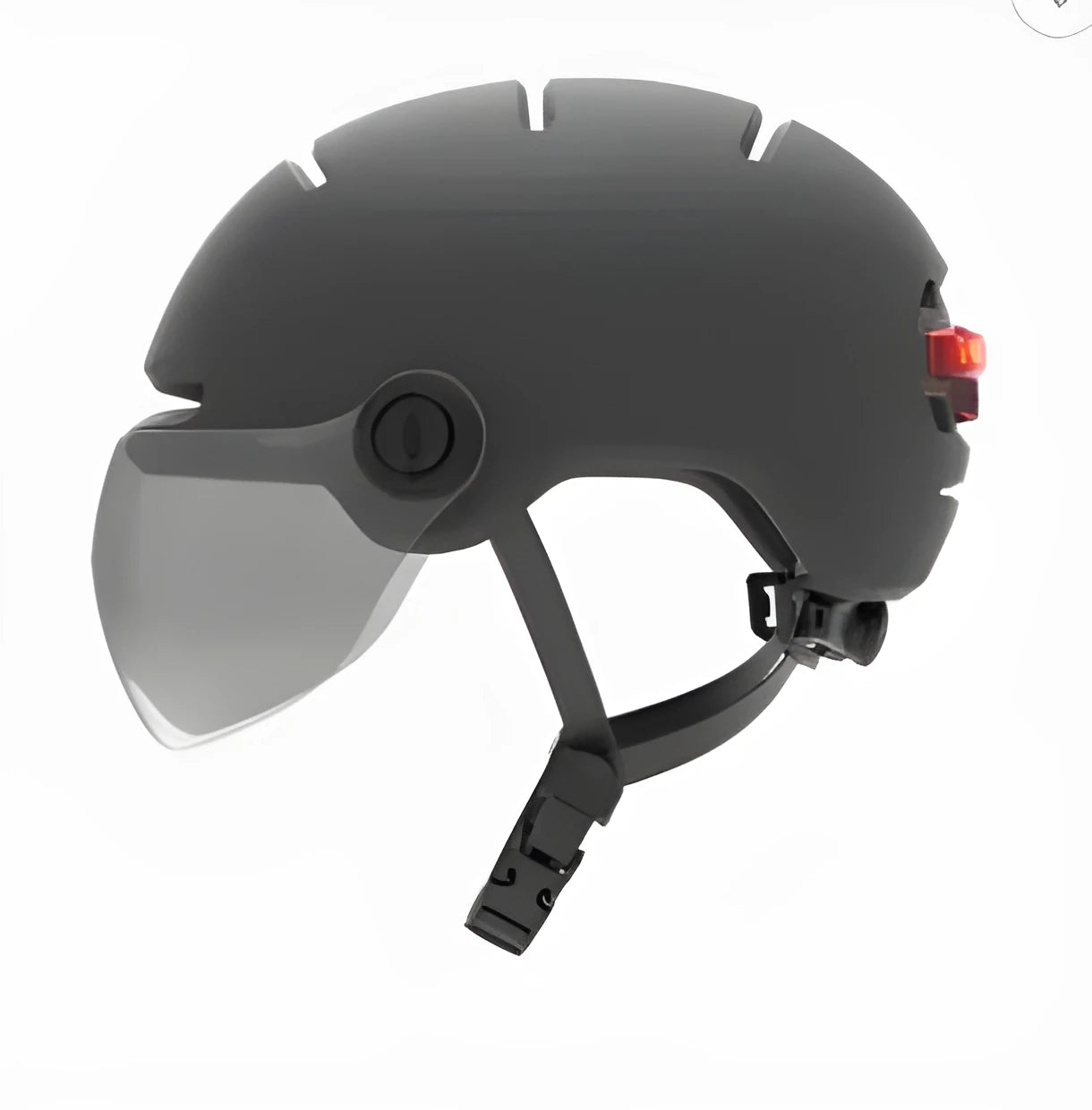 Cycling helmet with integrated automatic LED brake light and tail light in two size options