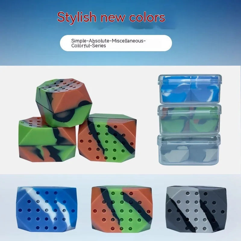 Camouflage facial muscle fitness balls for jaw tightening exercise